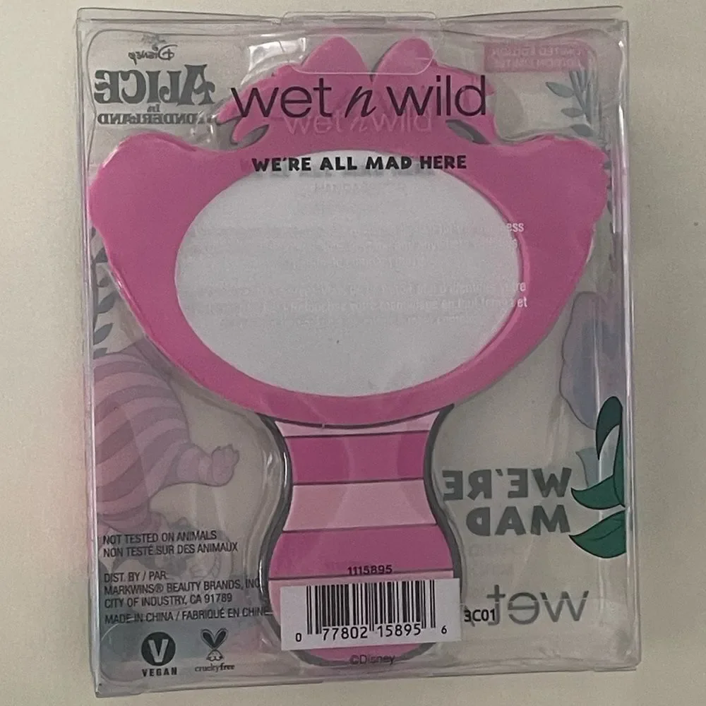 Wet n Wild Alice in Wonderland We're All Mad Here Hand Mirror